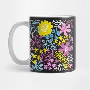 Colorful Flower Pattern Mug